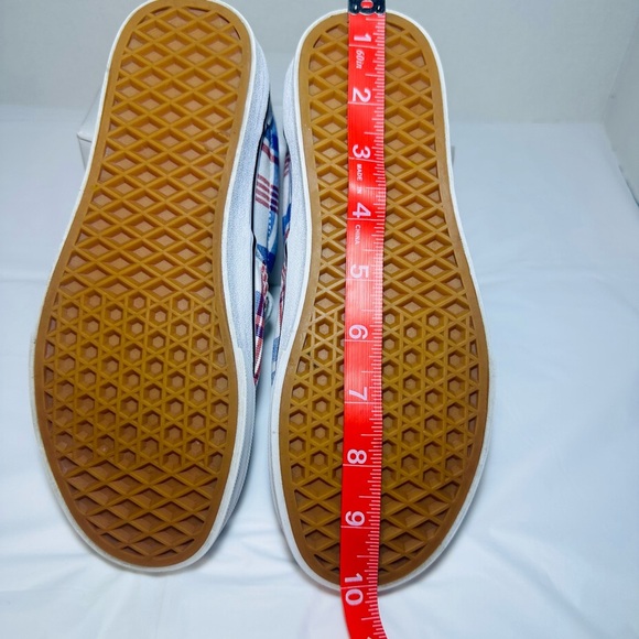 Vans unisex Plaid Sneakers - Red and Blue - Picture 7 of 7